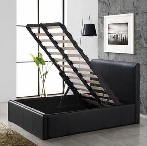 מחיר זול דמוי עור pu מעלית גז מיטת אחסון - Product Image 4