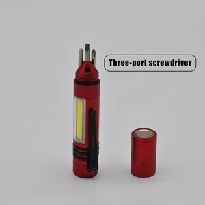 Mano xách tay Pocket Torch đa chức năng EDC bút kẹp/nam châm/tuốc nơ vít mini <span class=keywords><strong>LED</strong></span> Đèn pin/nhôm công nghiệp Clover 60 - Product Image 2