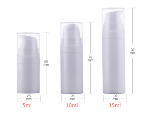 5Ml 10Ml 15Ml <span class=keywords><strong>30Ml</strong></span> <span class=keywords><strong>50Ml</strong></span> 80Ml 100Ml 120Ml Trắng PP Airless Chai, Mini Mẫu Airless Bơm Chai <span class=keywords><strong>30Ml</strong></span> Cho Kem Dưỡng Da - Product Image 5
