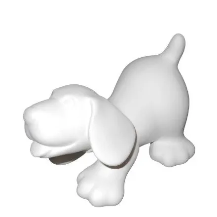 Неокрашенная и неглазурованная керамическая собака Лабрадор бисквит украшение