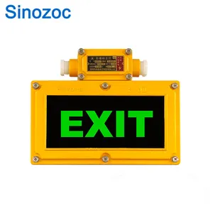 Sinozoc Aluminum Explosion Proof Emergency Lamp Led Exit Sign Emergency Light