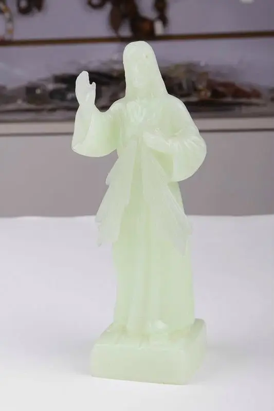 Günstigstes förderung benutzerdefinierte heiligen harz luminated jesus harz statuen