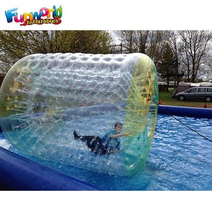 Diskon rol air tiup Pvc 0.8mm awet/bola rol berjalan air tiup/mainan permainan air - Product Image 4