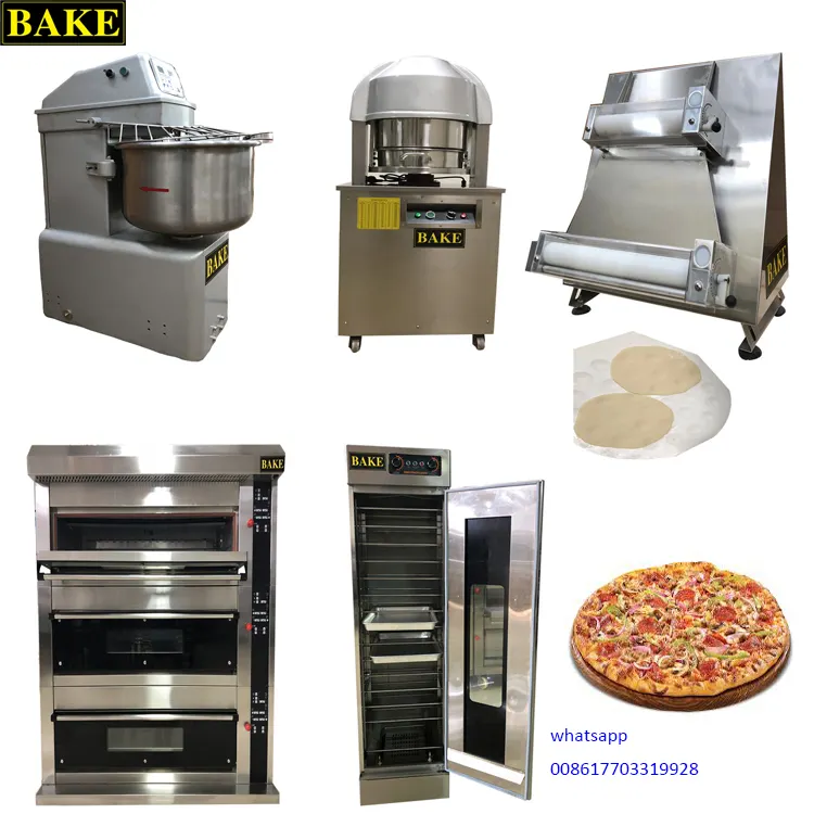frozen pizza production line complete bakery equipment