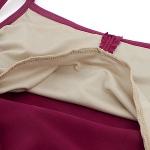 <strong>Sexy</strong> Mesh Low Back Burgundy Adult Ballet <strong>Leotards</strong> - Product Image 4