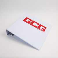 Carpeta de Anillas Personalizada de Tamaño A4, Fabricada en China, con Cubierta Rígida de PVC de 3 Pulgadas, con Impresión de Logotipo, Carpeta Blanca