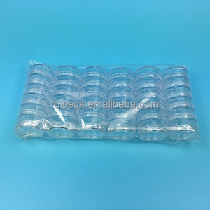5g, 10g transparent plastic jar, plastic cosmetic jar