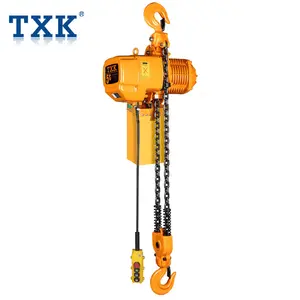 TXK Cina Pembuatan 250 Kg 500 Kg 2 Ton 3 Ton 5 Ton Manual Bepergian Tipe Electric Chain Hoist