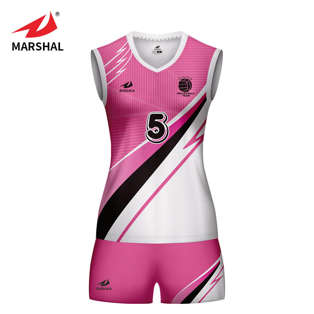 Sublimación Uniformes de voleibol para mujer Uniformes de voleibol