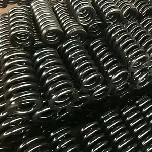 Large metal compression heavy duty railway coil spring