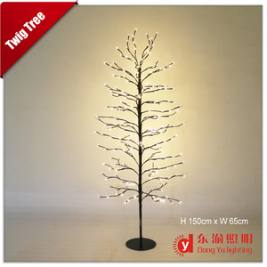 Décorations extérieures de luxe en <span class=keywords><strong>bouleau</strong></span> scintillant éclairé par LED pour les festivités de Noël en gros en usine - Product Image 3