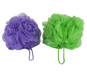 Hot bán PE mềm <span class=keywords><strong>Sponge</strong></span> Tắm Lưới tắm Puffs cho cơ thể làm sạch được sản xuất bởi PE Chất liệu và thêm vào thuốc nhuộm - Product Image 4