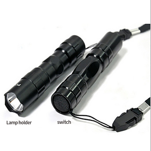 Vente chaude Mini haute puissance rechargeable LED police militaire <span class=keywords><strong>lampe</strong></span> de poche avec Porte-clés - Product Image 5