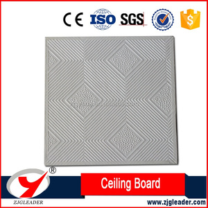 Azulejos de techo de PVC con aislamiento térmico ignífugo a prueba de agua, paneles de rejilla decorativos en China, superficie laminada hecha de plástico de <span class=keywords><strong>aluminio</strong></span> - Product Image 5