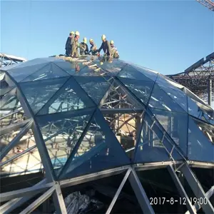 Prefabricated Steel Structure Glass Skylight Dome Roof