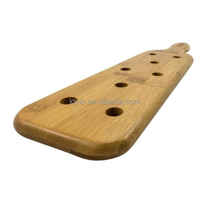 Jouet sexuel SM Bondage, pagaie en bambou pour fessées avec trous d'aération, pagaie pour adultes en bambou pour flirter, esclave, avec finition lisse - Product Image 3