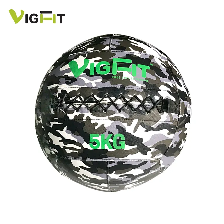 VIGFIT כושר תרגיל Camo כבד rebounder צלב fit אימון רך pvc אינטראקטיבי סלאם רפואה קיר כדור