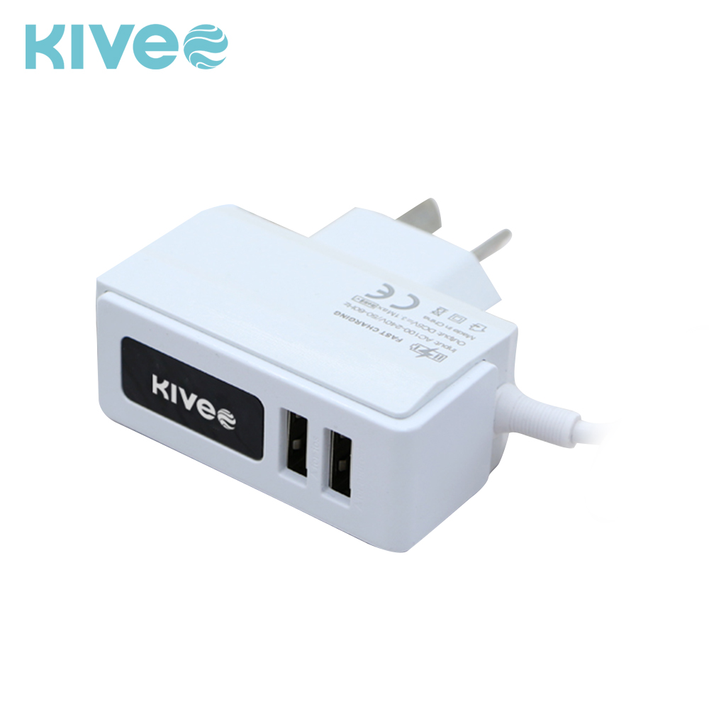 назначения непосредственно зарядное устройство, 6 цветов/2 порта USB адаптер/ЕС штекер кабеля зарядное устройство для телефона