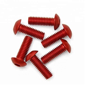 <strong>M3</strong> M4 M5 M6 M8 ISO 7380 Colorful Hexagon Socket Button Head Anodized <strong>Aluminum</strong> <strong>Screw</strong> - Product Image 2
