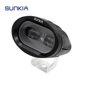 SUNKIA Motociclo HA CONDOTTO il Faro 20 W 2000 Lumen Universale Spot Bicicletta Work Lamp Off Road ATV 4WD Auto Guidare Nebbia Ausiliario lampada