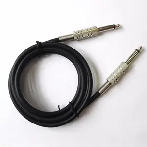 6.3mm 6.35mm mono plugs cable bulk guitar microphone cable