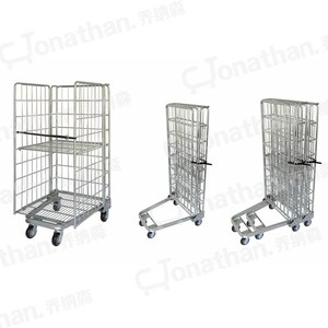 Roll ContainerC-3 Opvouwbare Mesh Pack En Rolkooi <span class=keywords><strong>Trolley</strong></span> - Product Image 6