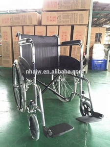 AJ-601 Economic alibaba <strong>Chromed</strong> <strong>Steel</strong> Best Seller Supplies <strong>Wheelchair</strong> La Silla De Ruedas - Product Image 4