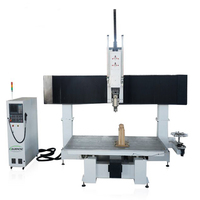 Machine de fraisage 3D à 5 axes pour gravure de statues en bois, moules en mousse EPS et bateaux, routeur CNC de sculpture