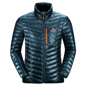 2023 neues Modell Herren Daunenjacke Kapuzenpolster mit elastischen Rip-Stop-Features lässiger Sport Modestil Winter Nylonfüllung