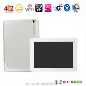 9.7 inç dört çekirdekli 3g tablet pc/mtk8382 tablet pc telefon işlevini