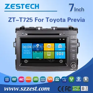 Fm/am 87.5-108 Mhz汽车收音机系统，用于带有立体声电话簿usb swc rds的toyota previa/estima收音机dvd