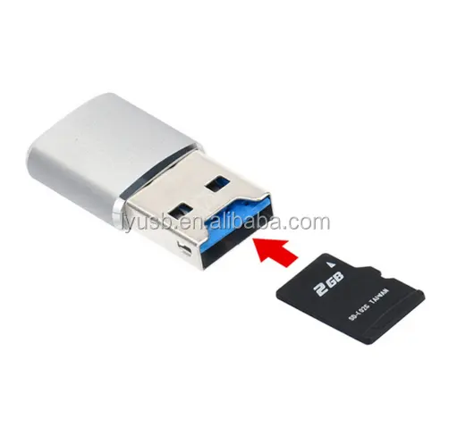 Smart Usb 3.0 Kaartlezer Voor Micro Tf Super Speed 5Gbps Mini Kaartlezer Usb Voor Lap