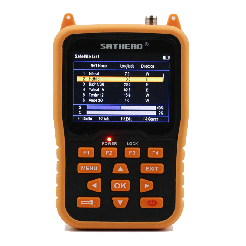Sathero SH-400HD 3,5 inch ЖК-экран DVB-S2 сигнал Finder поддержка 8PSK 16apsk цифровой измеритель лучше satlink ws-6933 ws-6916