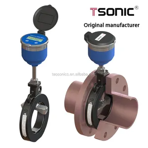 T3-1-K1 Sandwich IP68 RS485 Pulse Oktober Ttl Uitgangssignaal Lage Kosten Batterij Operated Digitale Bulk Ultrasone Watermeter Flowmeter