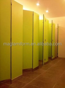 Mag thiết kế hiện đại linh hoạt <span class=keywords><strong>HPL</strong></span>/nhỏ gọn Laminate nhà vệ sinh phân vùng cho khách sạn sử dụng - Product Image 3