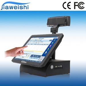 Cheap black color 15 polegada all in one touch screen cash register - Product Image 4