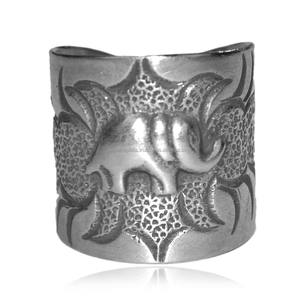 Anillo ajustable de Plata de Ley 925 hecho a mano, joyería de diseñador liso para boda, compromiso, fiesta, regalo, estilo clásico, precio bajo - Product Image 1