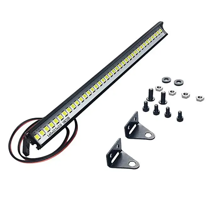 1/10 Crawler Accessory Roof LED Lamp Bar for TRX-4 SCX10 Crawlers