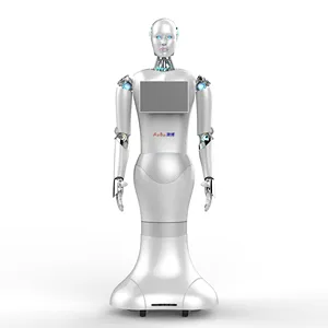 2020 yeni tasarım robot otonom resepsiyon hizmeti Robot insansı karşılama servis robotu