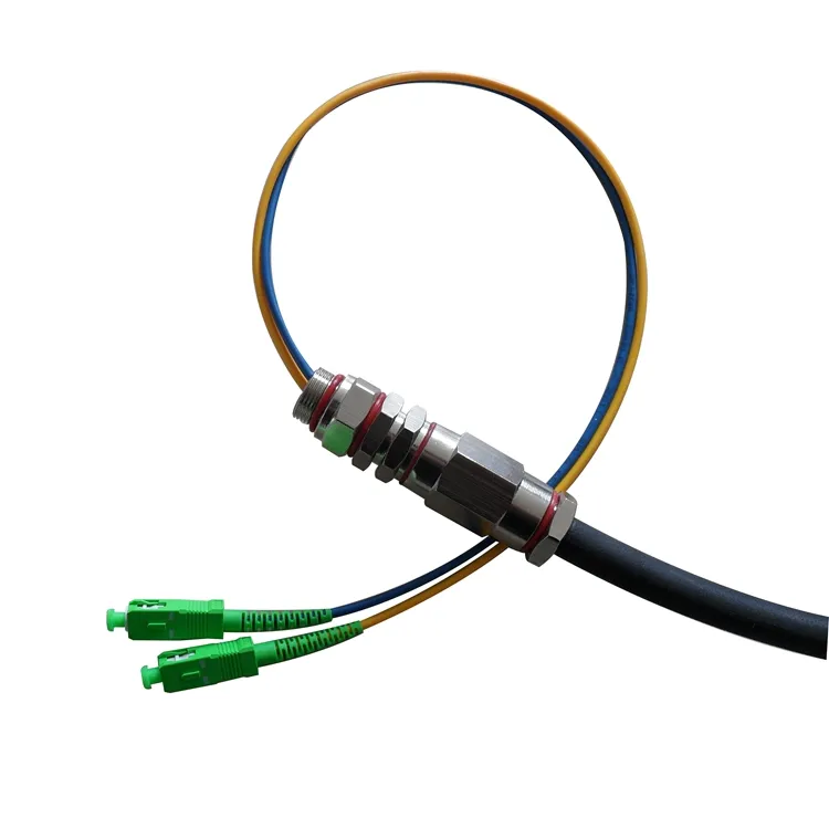 Sc Kabel Kuncir Tahan Air Pigtail, Kabel Optik Serat Optik 4/8/12/24 Core SM SC/UPC-FC/APC