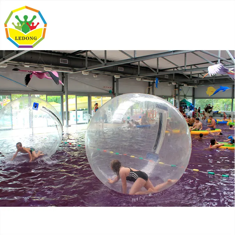 Customized Inflatable Floating Water Walking Pool Ball / Human Water Bubble Ball for Rental
