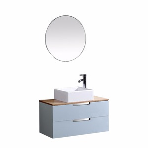 Governo rotondo del PVC dello specchio del bagno <span class=keywords><strong>sanitario</strong></span> di lusso fissato al muro di progettazione speciale variopinta commerciale per l'hotel - Product Image 1