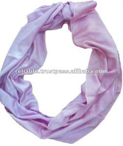 2 Tone Reversible Circular <b>Snood</b> Scarf <b>Girls</b> Square Style Versatile Lengthening Accessory - Product Image 2