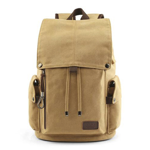 Hot Sale Canvas Backpack Hiking Vintage School Bag for Men <strong>Women</strong> Travel Rucksack <strong>Back</strong> <strong>Pack</strong> - Product Image 1