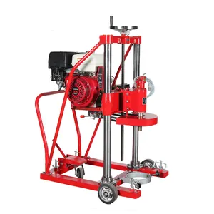 Max drilling capacity 8'' diameter gasoline motor core drill machine for road drillimg or coring