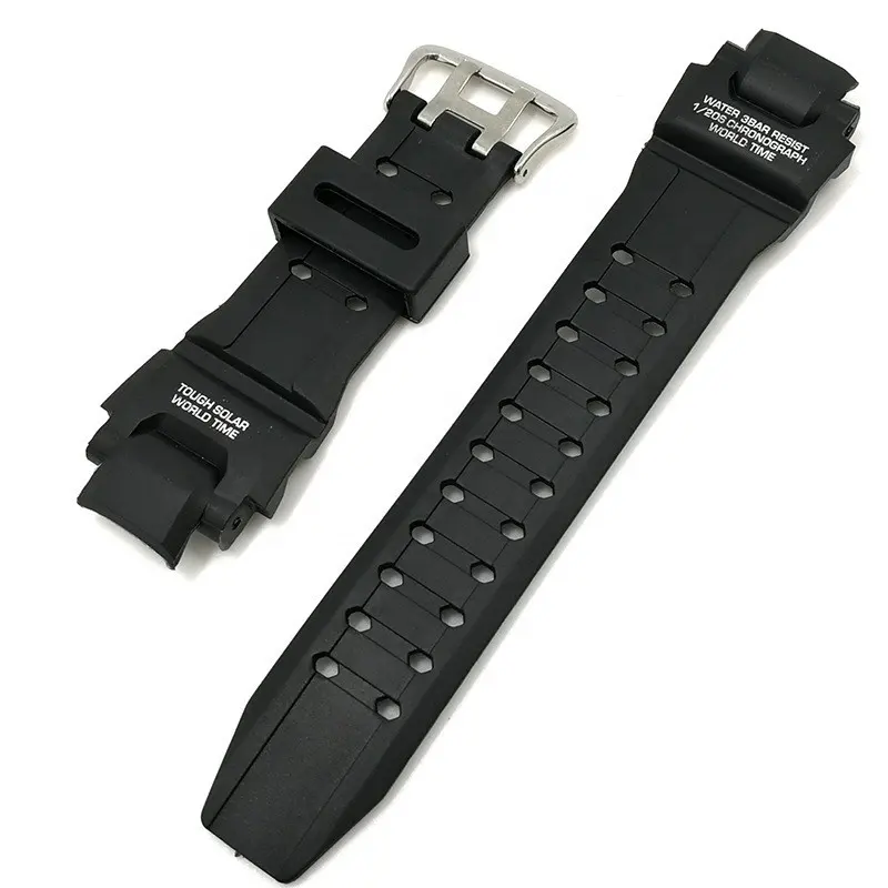 Gebogen Rubber Horloge Verwisselbare Band Voor GA-1000/1100 GW-4000/A1100 G-1400 Serie Horloge