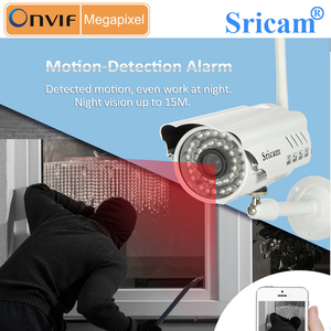 Sricam SP014 Wireless 720 P Cámara IR CUT 1.0 Megapíxeles P2P Wifi Cámara <span class=keywords><strong>de</strong></span> <span class=keywords><strong>Seguridad</strong></span> Exterior - Product Image 3
