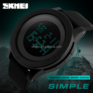 Azul del reloj skmei reloj de silicona 50m resistente al agua dial grande de los hombres del reloj del deporte de compras en línea de alibaba al por mayor mermelada tangan - Product Image 2