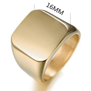 Mens del commercio all'ingrosso In Acciaio Inox Pianura Mestiere Custom Design <span class=keywords><strong>Anelli</strong></span> di Barretta - Product Image 6