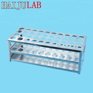 2025 vendita calda HaiJu a buon mercato chimica alluminio tubo di prova <span class=keywords><strong>Rack</strong></span> per uso di laboratorio - Product Image 2